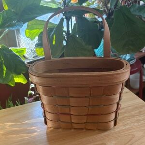 Sturdy Vertical Bishop Hill Collection Basket - wall hanging basket